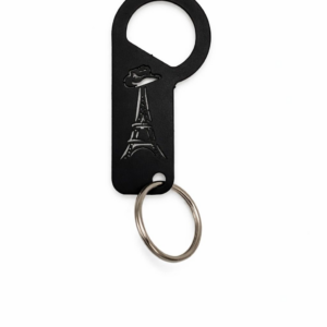 Black Eiffel Tower Bottle Opener